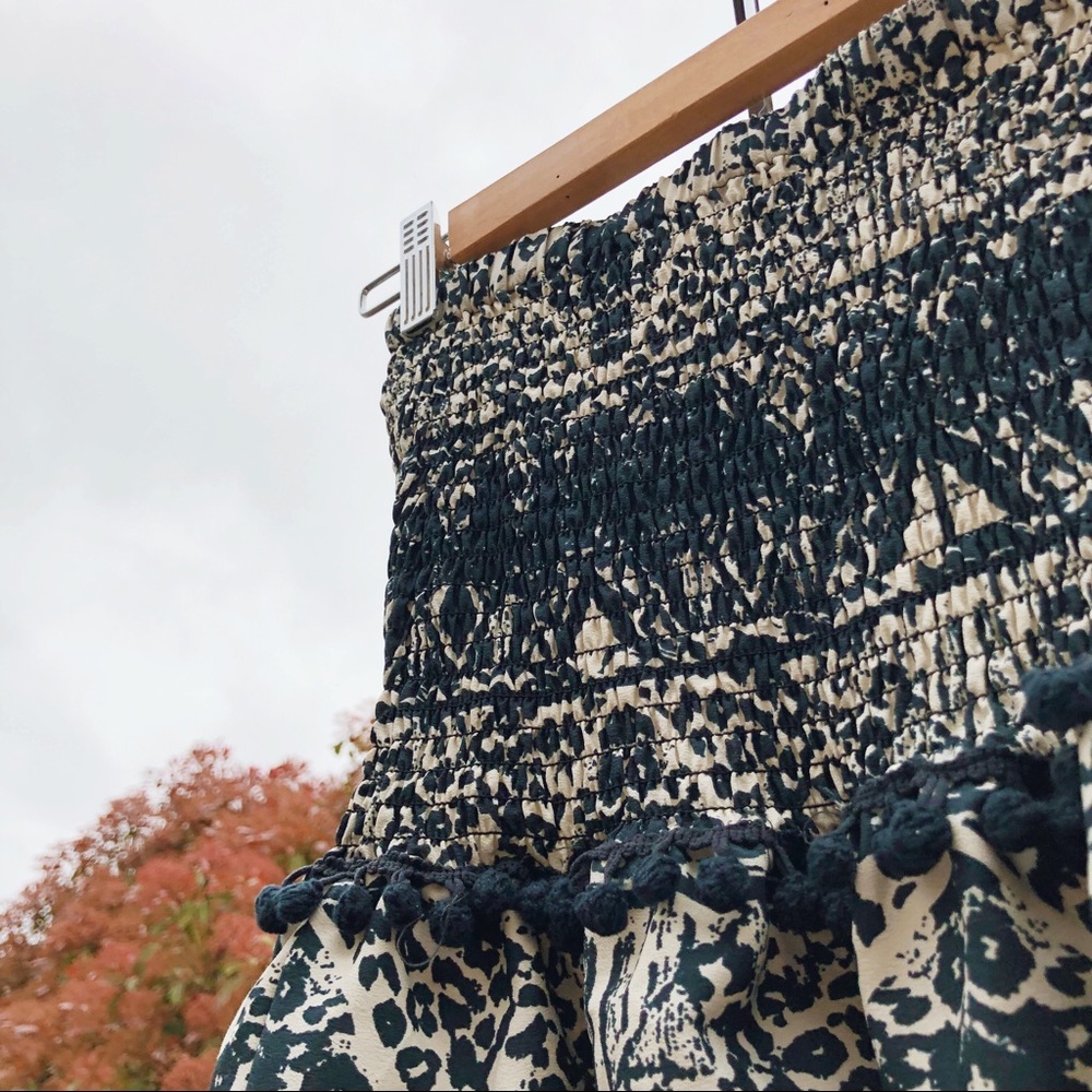 NWOT Zara Ruffle Mini Skirt